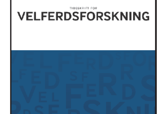 Forside tidsskrift for velferdssforskning 