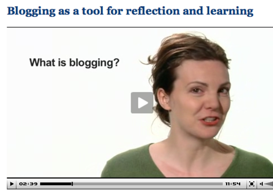 Screenshot of video lecture by Jill Walker Rettberg